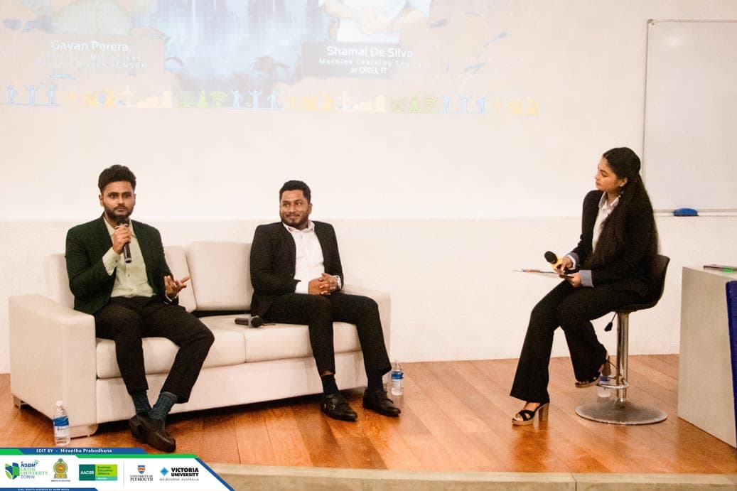 Panel discussion on stage at IEEE Day 2024