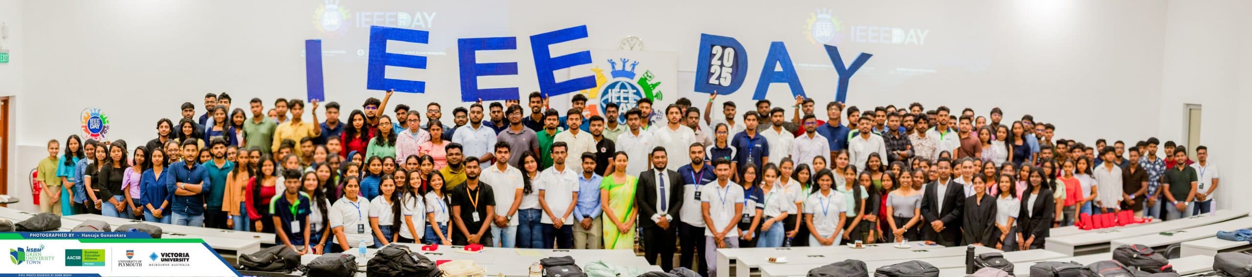 Group photo of attendees at IEEE Day 2025